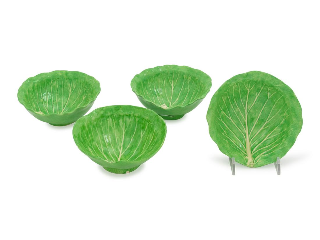 Four Dodie Thayer Lettuceware Soup Bowls (1 of 2)
