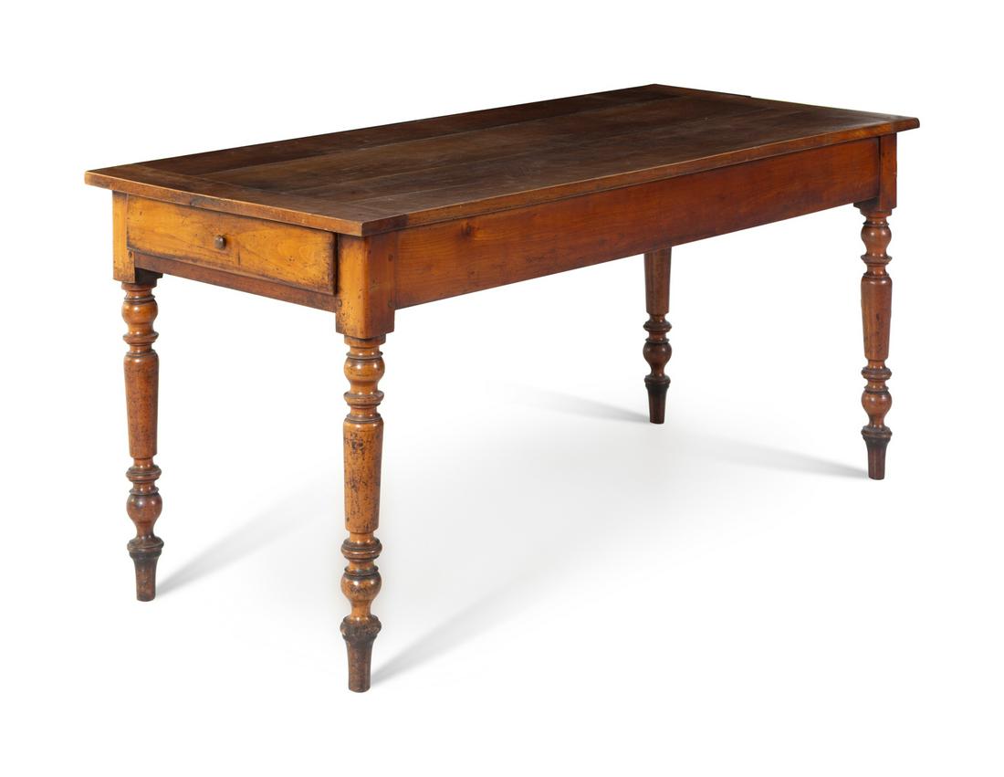 A French Walnut Farm Table (1 of 2)