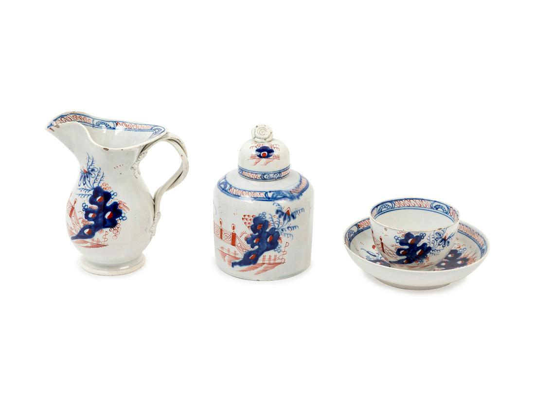 A Group of Leeds Pearlware Tea Articles (1 of 2)