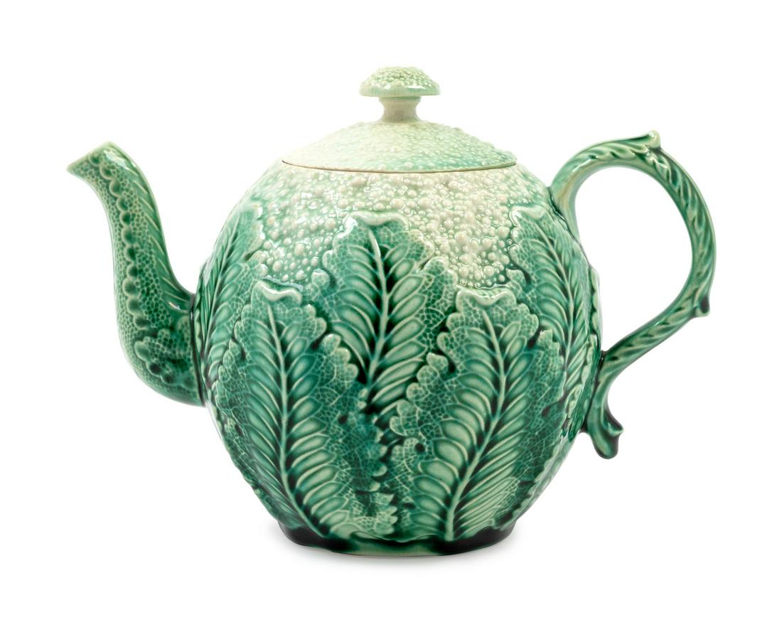 An English Creamware Teapot (1 of 1)