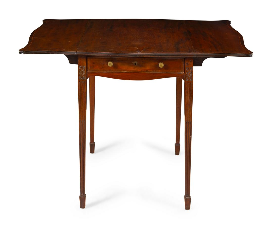 A George III Style Mahogany Pembroke Game Table (1 of 2)