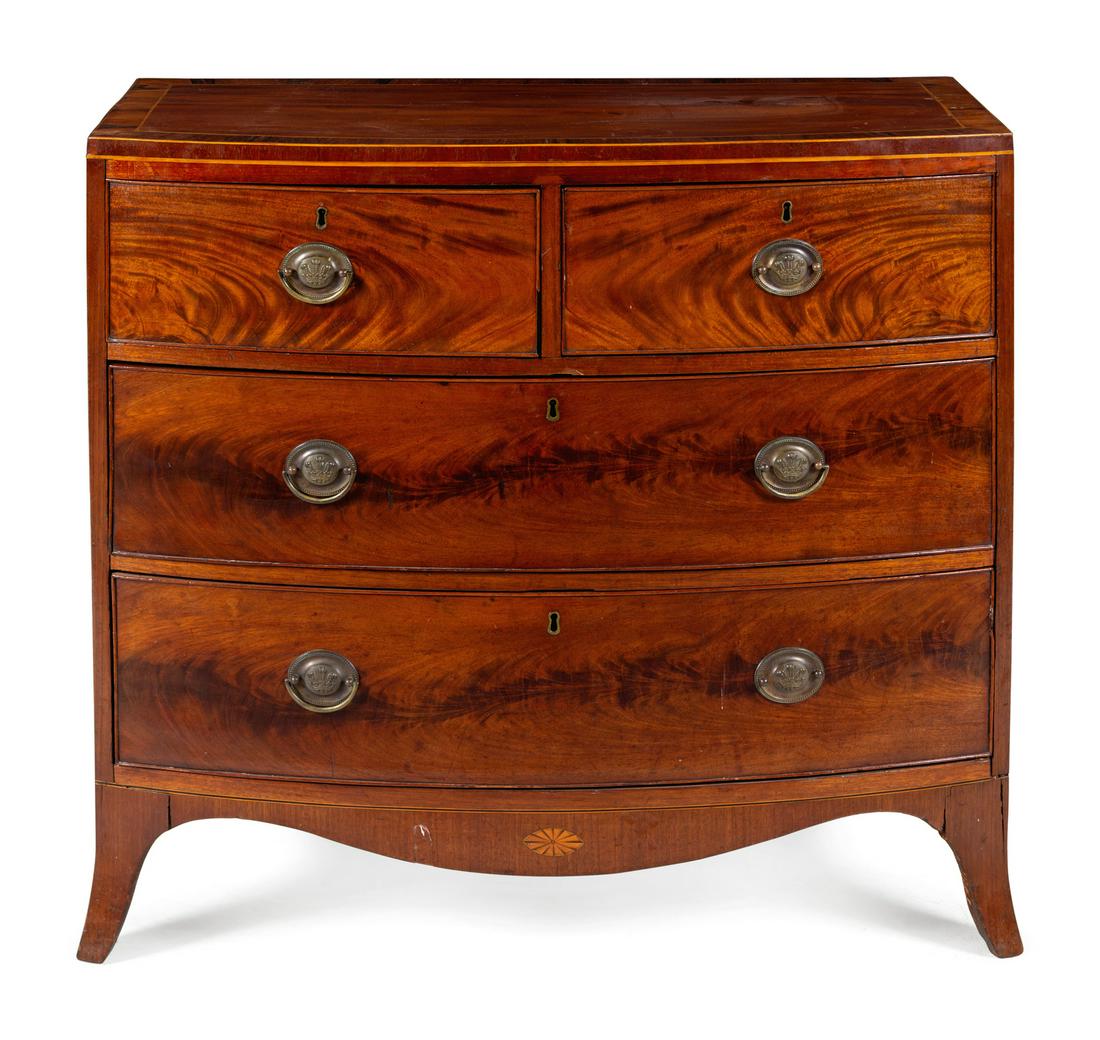 A Regency Mahogany Chest of Drawers (1 of 1)