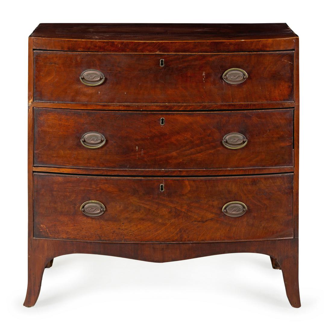 A Regency Mahogany Chest of Drawers (1 of 1)