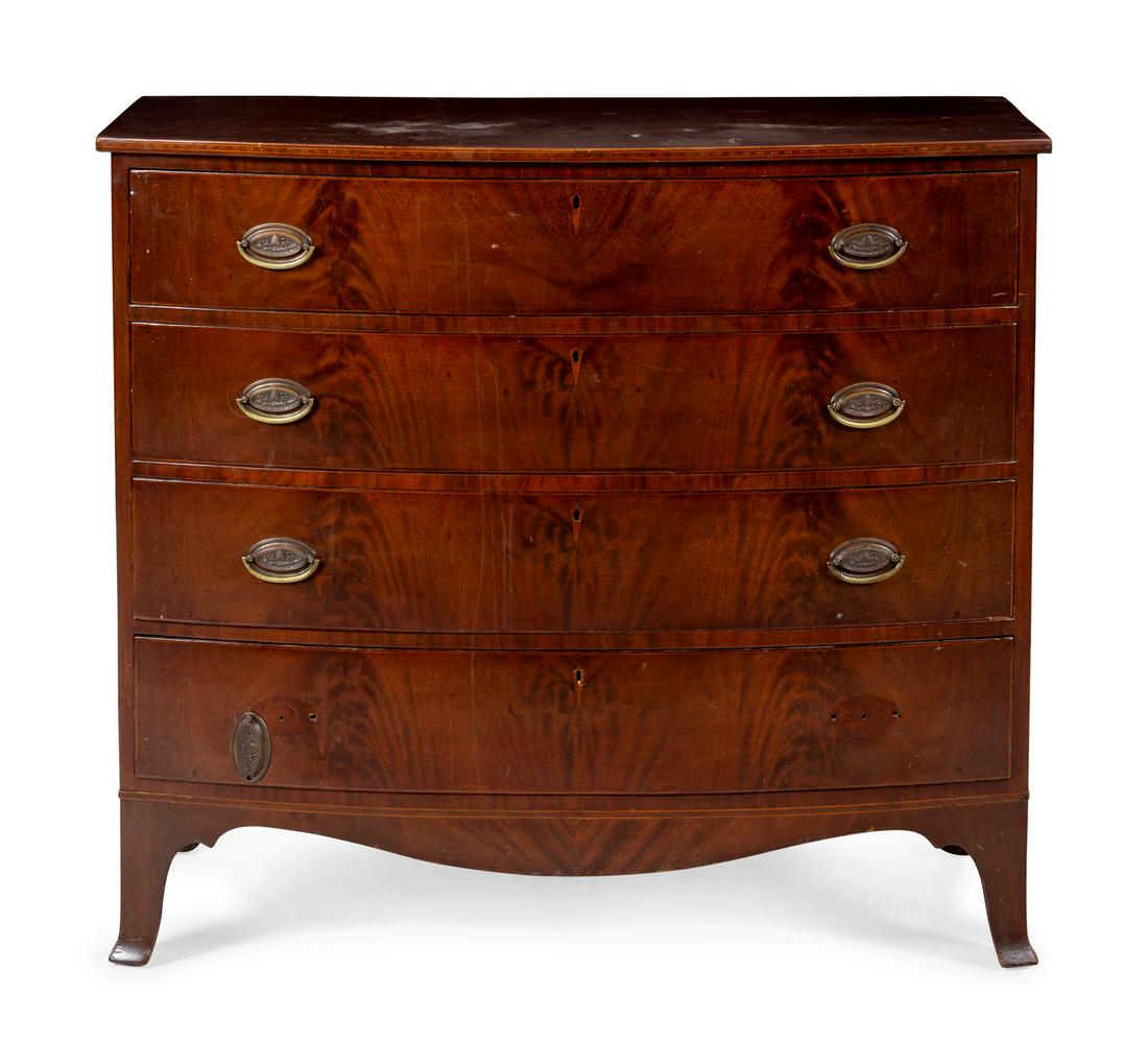A Regency Mahogany Chest of Drawers (1 of 1)