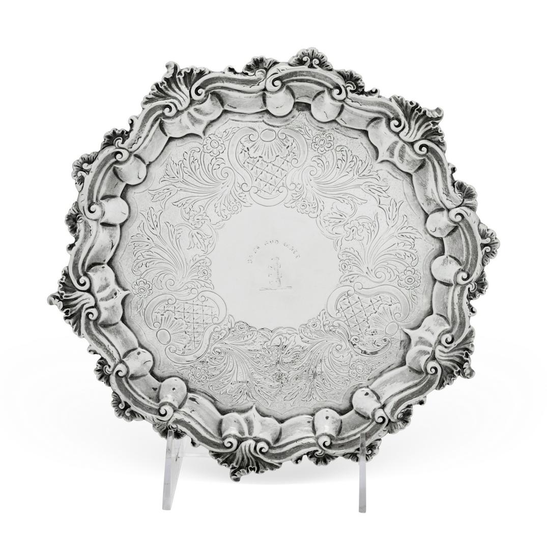 A George IV Silver Salver (1 of 4)