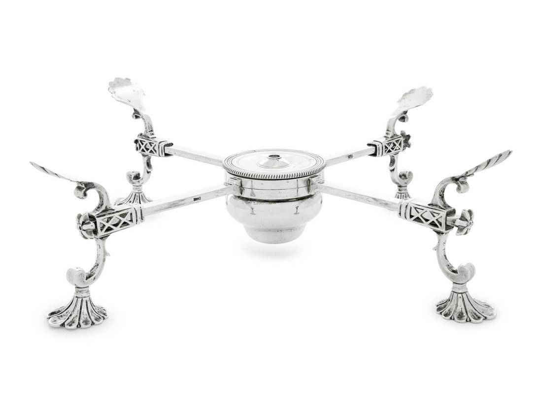A George III Silver Dish Cross (1 of 3)