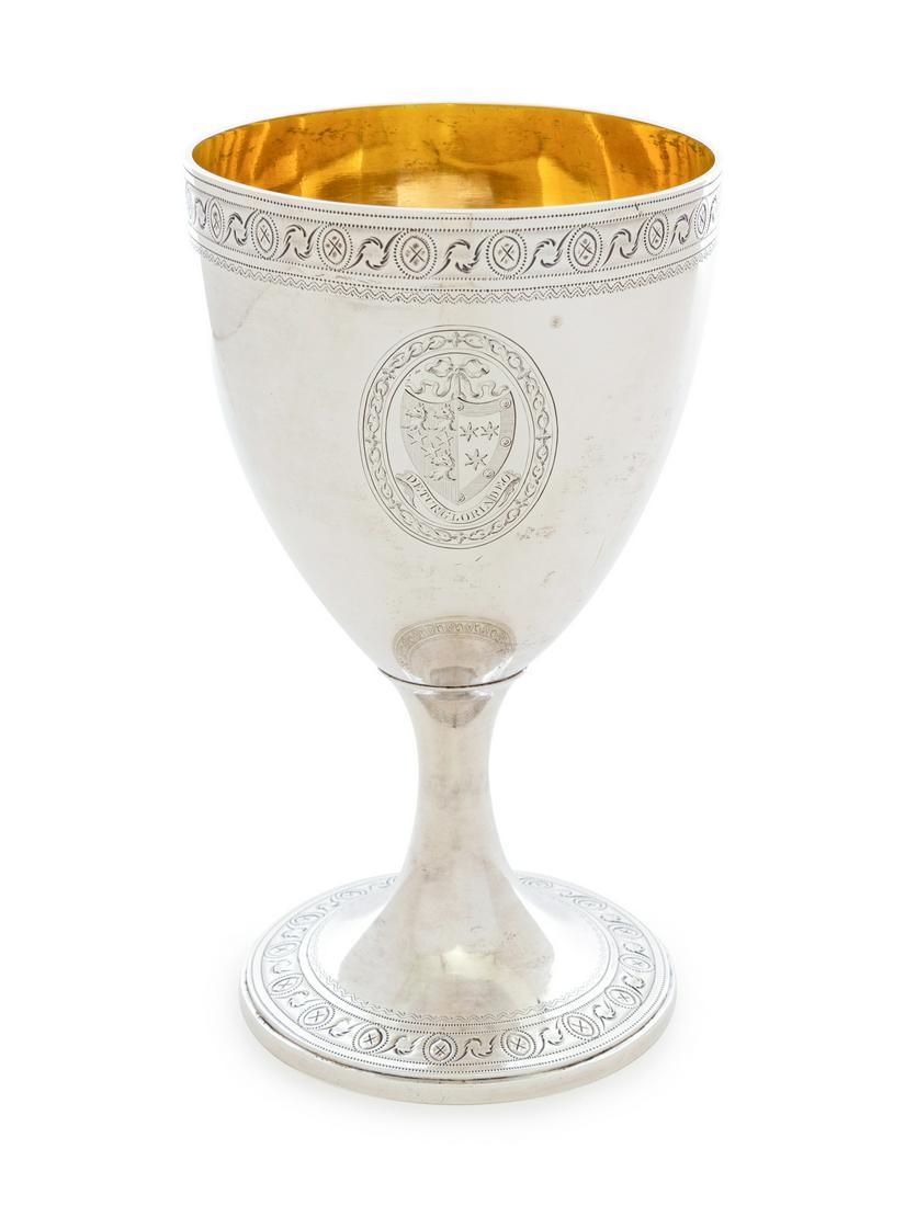A George III Silver Goblet 6 3/4 height inches (1 of 3)