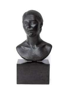 Robert Jay Wolff (American, 1905-1978) Marguerite, 1933: Robert Jay Wolff (American, 1905-1978) Marguerite, 1933 bronze, cast by Antioch Art Foundry signed R. Wolff and marked Antioch on lower edge Height 17 3/4 inches. Provenance: Property from the Art Ins