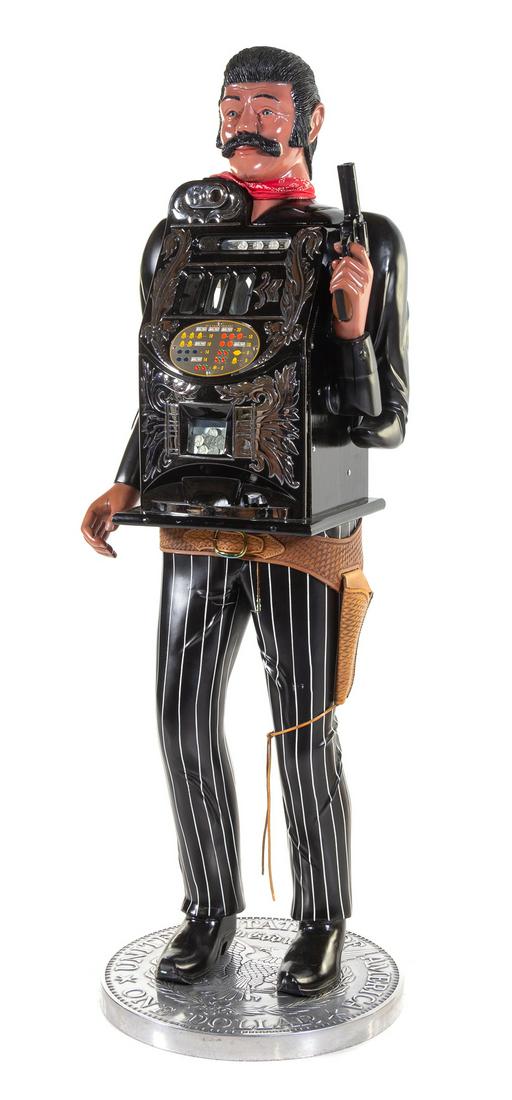 A Frank Polk Style "Cowboy" Slot Machine (1 of 1)