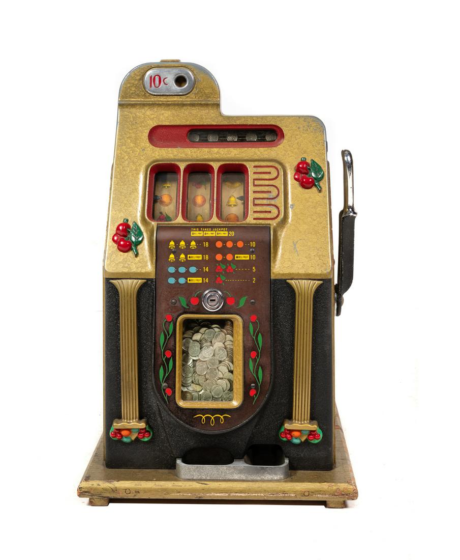 A Mills Slot Machine Height overall 25 inches. (1 of 1)