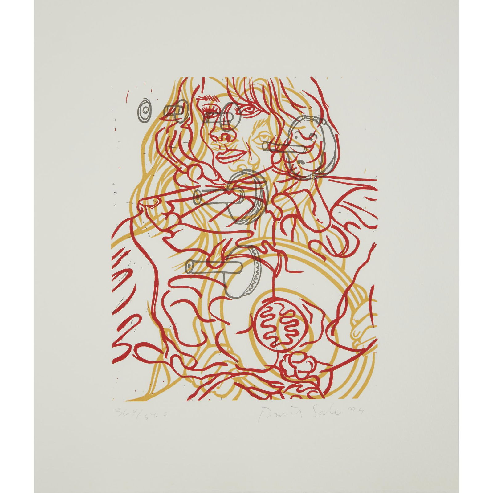 David Salle (American, b. 1952), , Untitled (For Film (1 of 1)