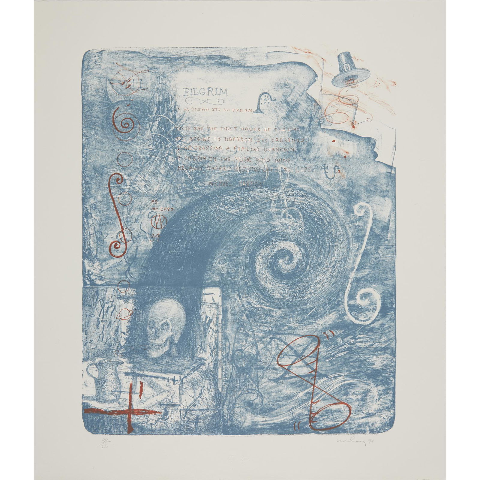 William T. Wiley (American, b. 1937), , Pilgrim (1 of 1)