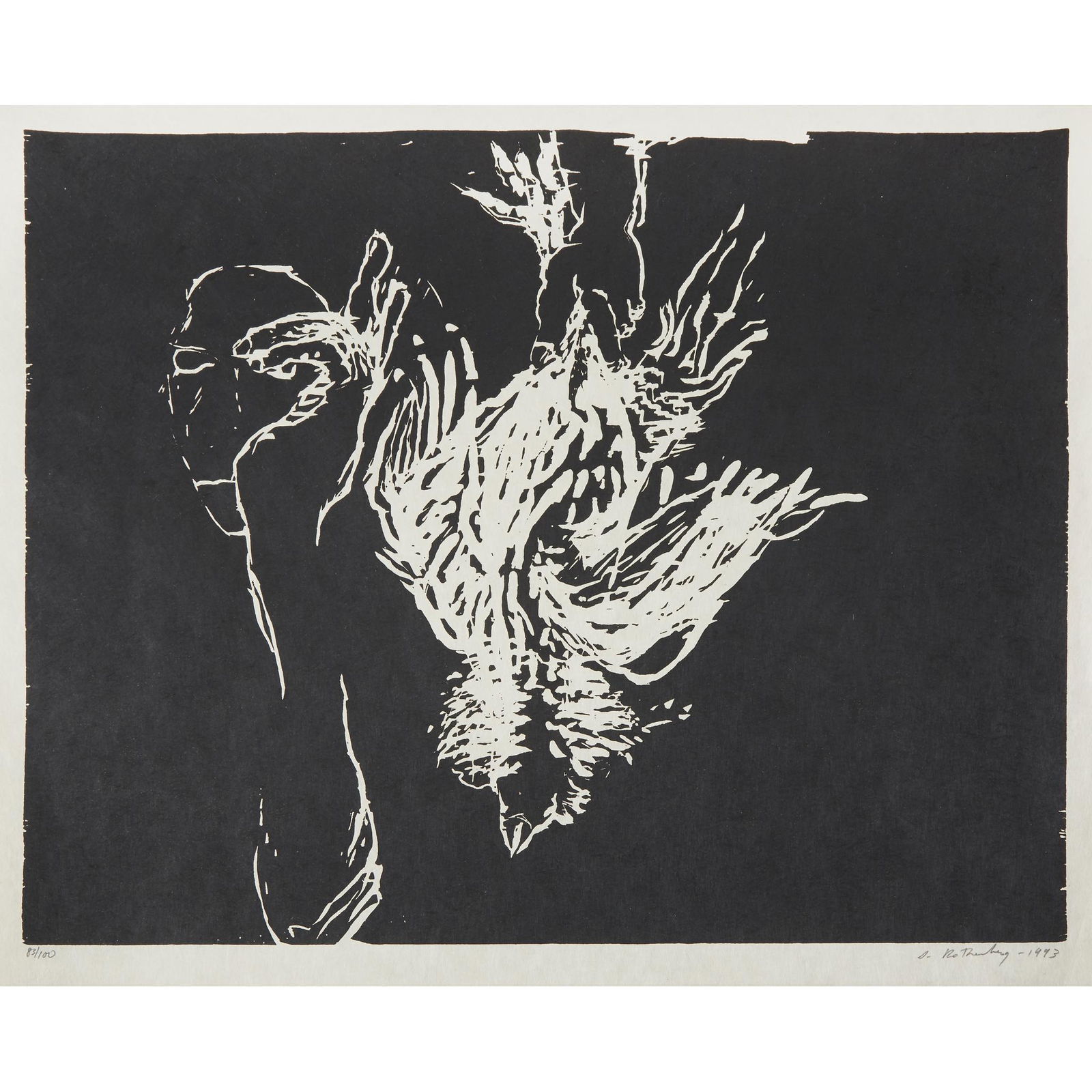 Susan Rothenberg (American, b. 1945), , Dead Rooster #3 (1 of 1)