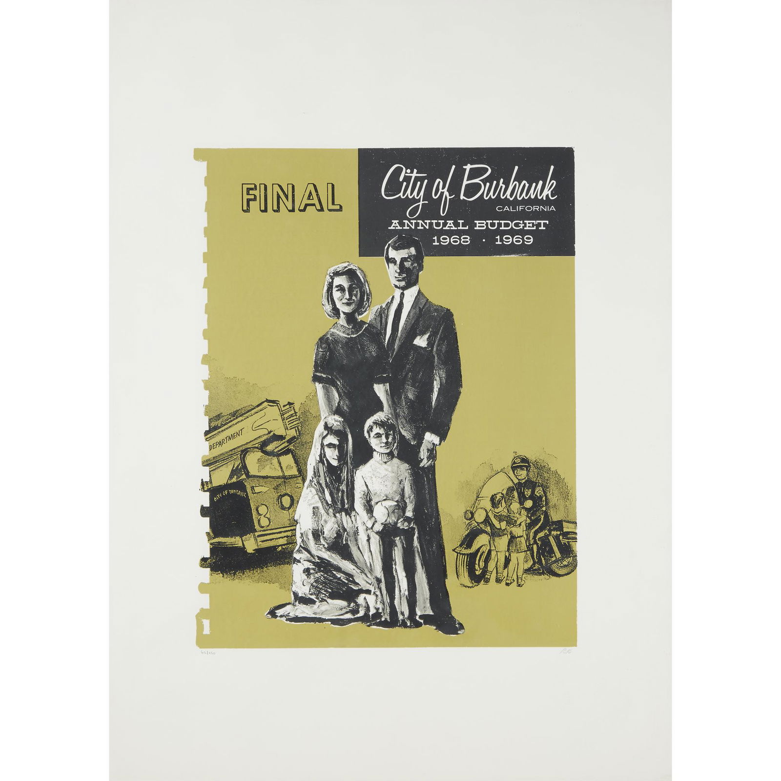 R.B. Kitaj (American, 1932-2007), , City of Burbank, (1 of 1)