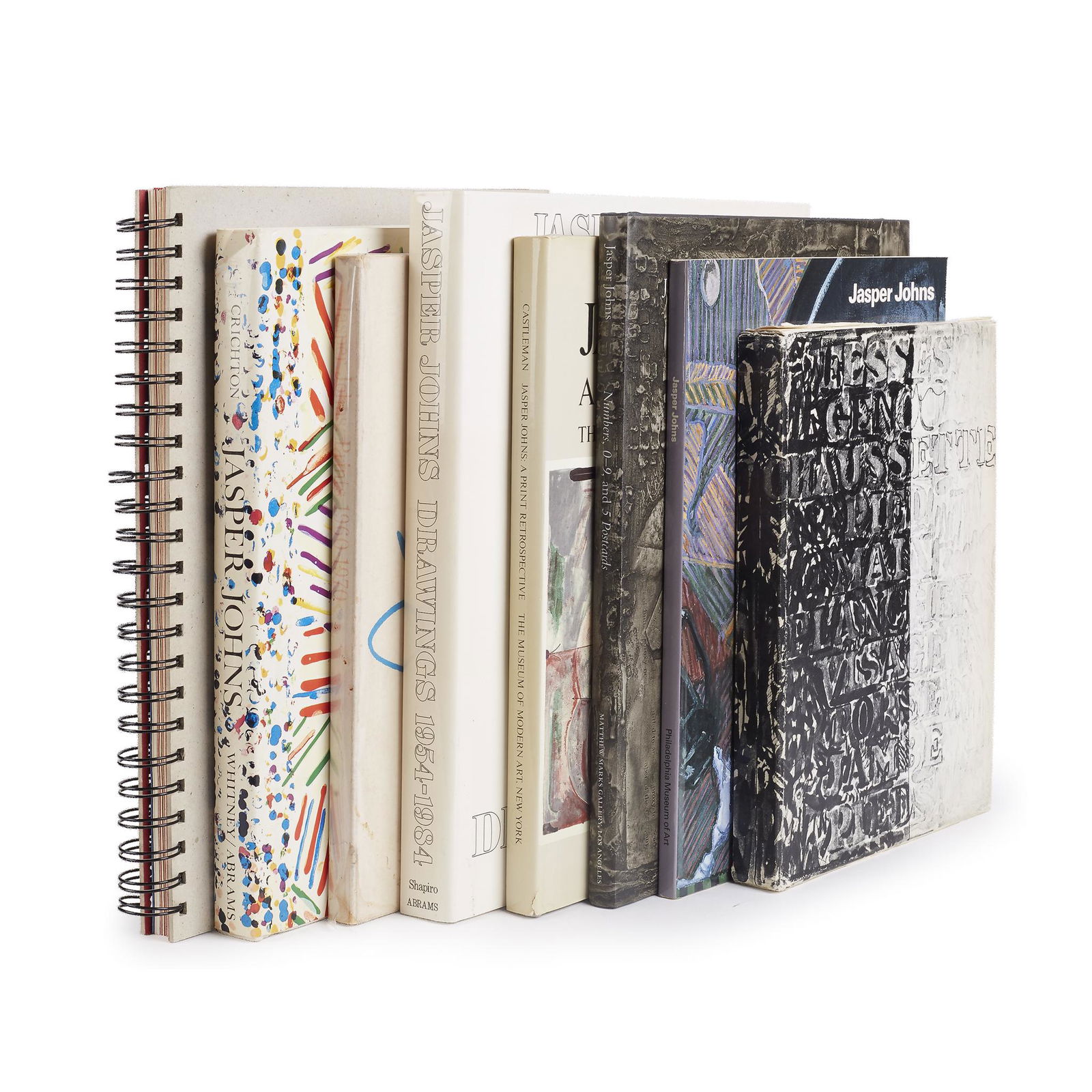 Group of Art Reference Books, Jasper Johns Exhibition (1 of 1)