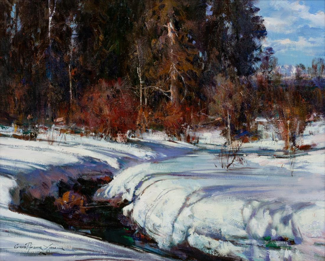 Cyrus Afsary (American, b. 1940) Snowy Creek, 1990 (1 of 1)