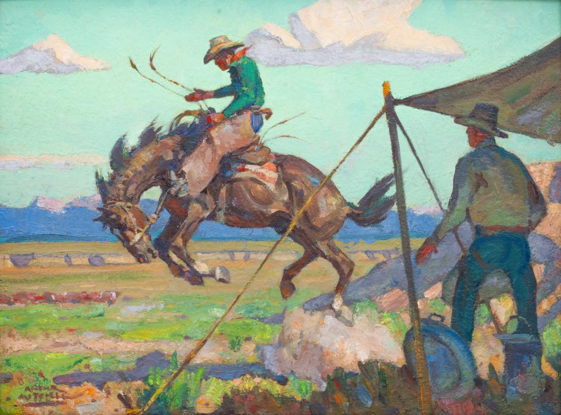 Arthur Roy Mitchell (American, 1889-1977) Double Cowboy (1 of 1)