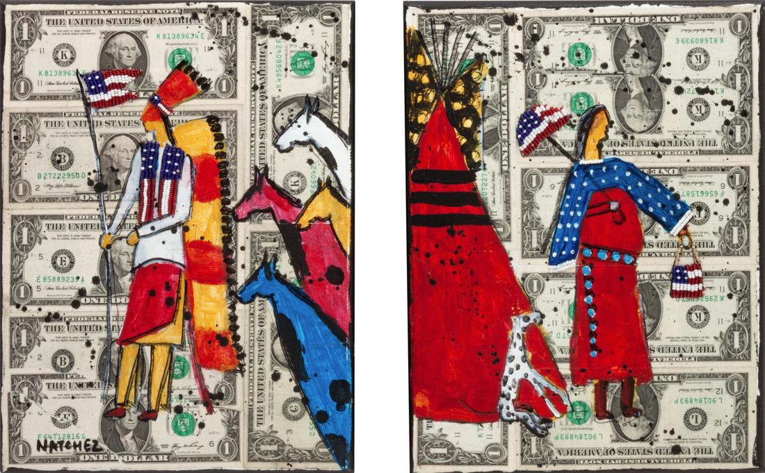 Stan Nanchez (Shoshone/Tataviam, b. 1954) Pair of Two (1 of 1)