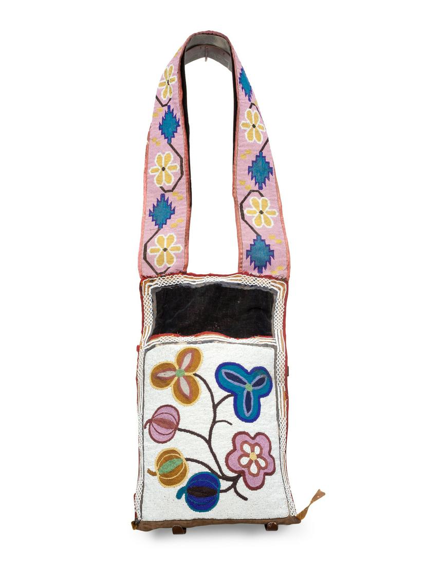 Great Lakes Beaded Bandolier Bag length 38 x width 12 (1 of 1)