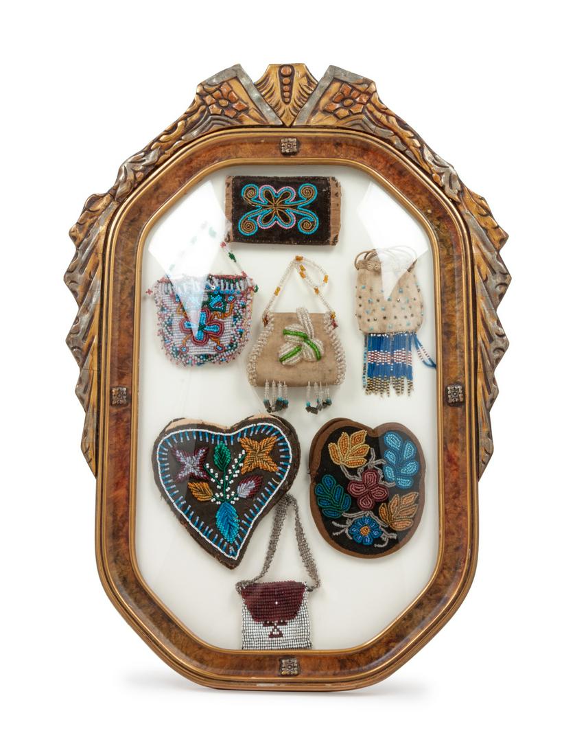 Collection of Eastern Woodlands Beaded Bags in (1 of 1)