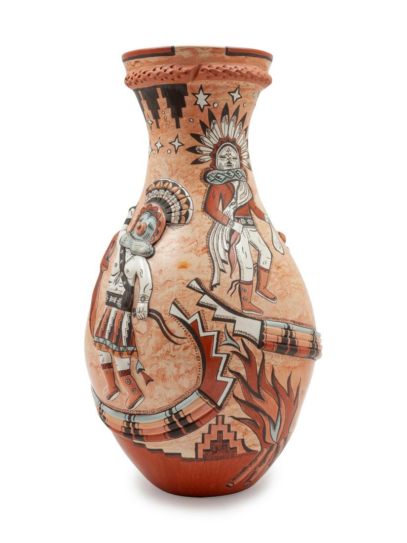 Lucy Leuppe NcKelvey (NAVAJO, 20th CENTURY) Masked Gods (1 of 1)