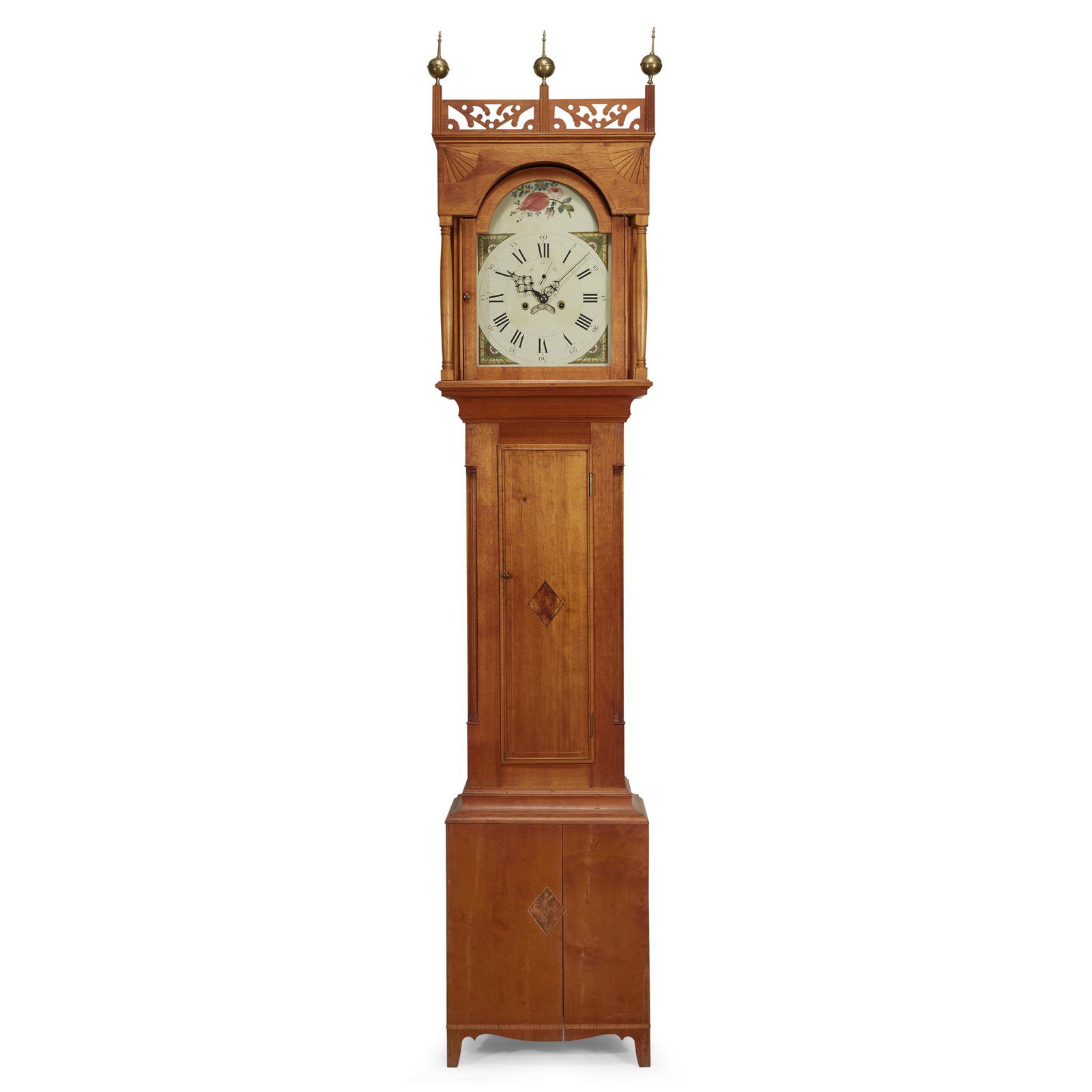 Federal inlaid birch tall case clock, Possibly (1 of 1)