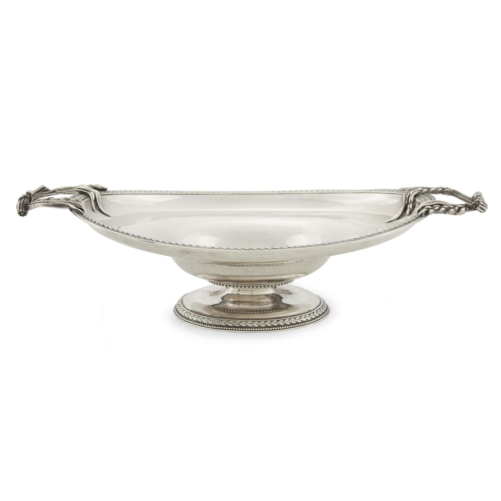 Neoclassical sterling silver compote, J. C. Moore & Son (1 of 2)