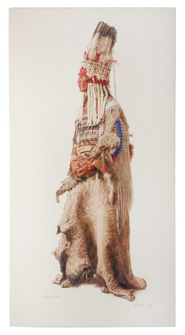 James Bama (American, b. 1926) Blackfoot Ceremonial (1 of 1)