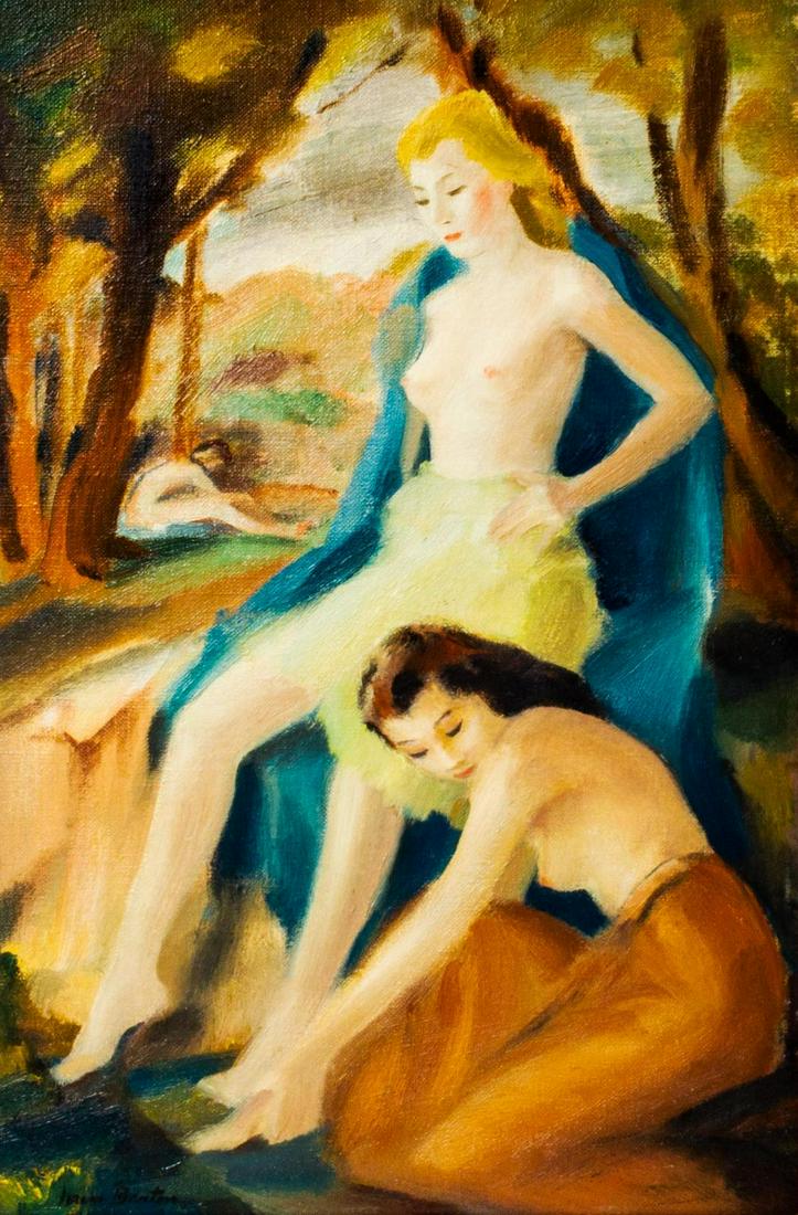 Loren Barton (American, 1893-1975) Woman in Landscape (1 of 1)