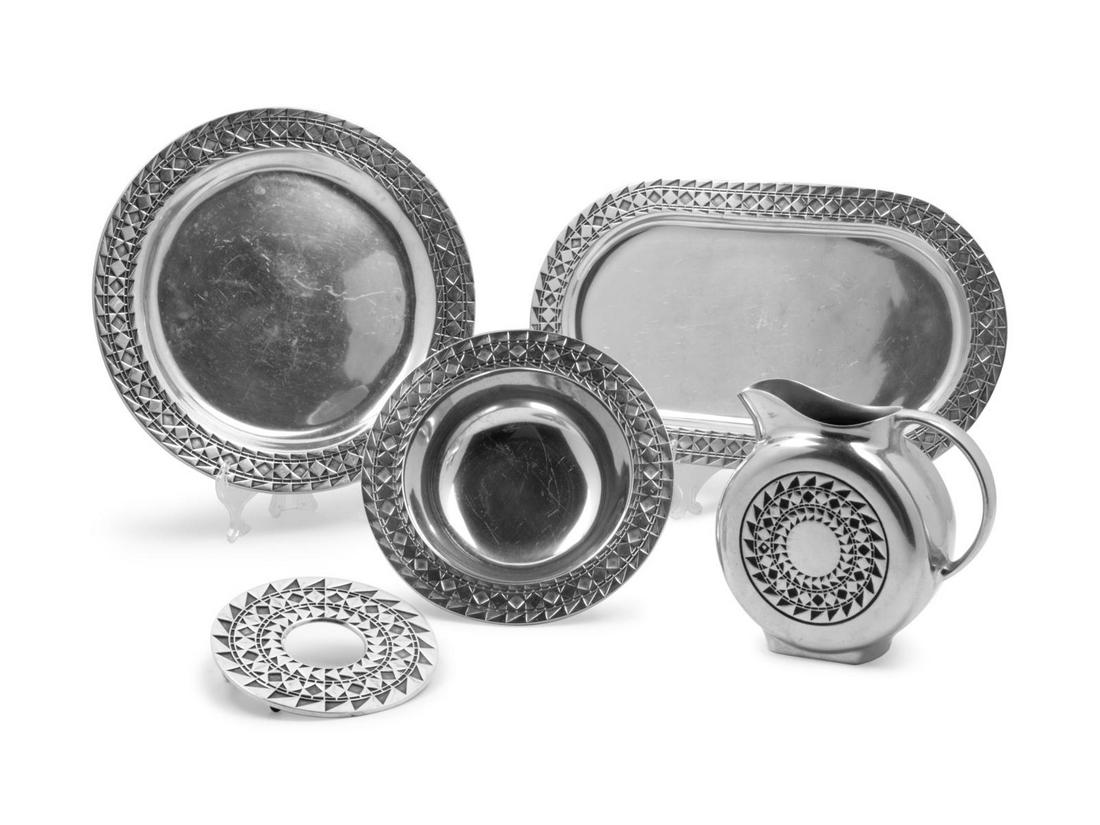 Eight Southwestern-style Wilton Armetale Articles one (1 of 1)