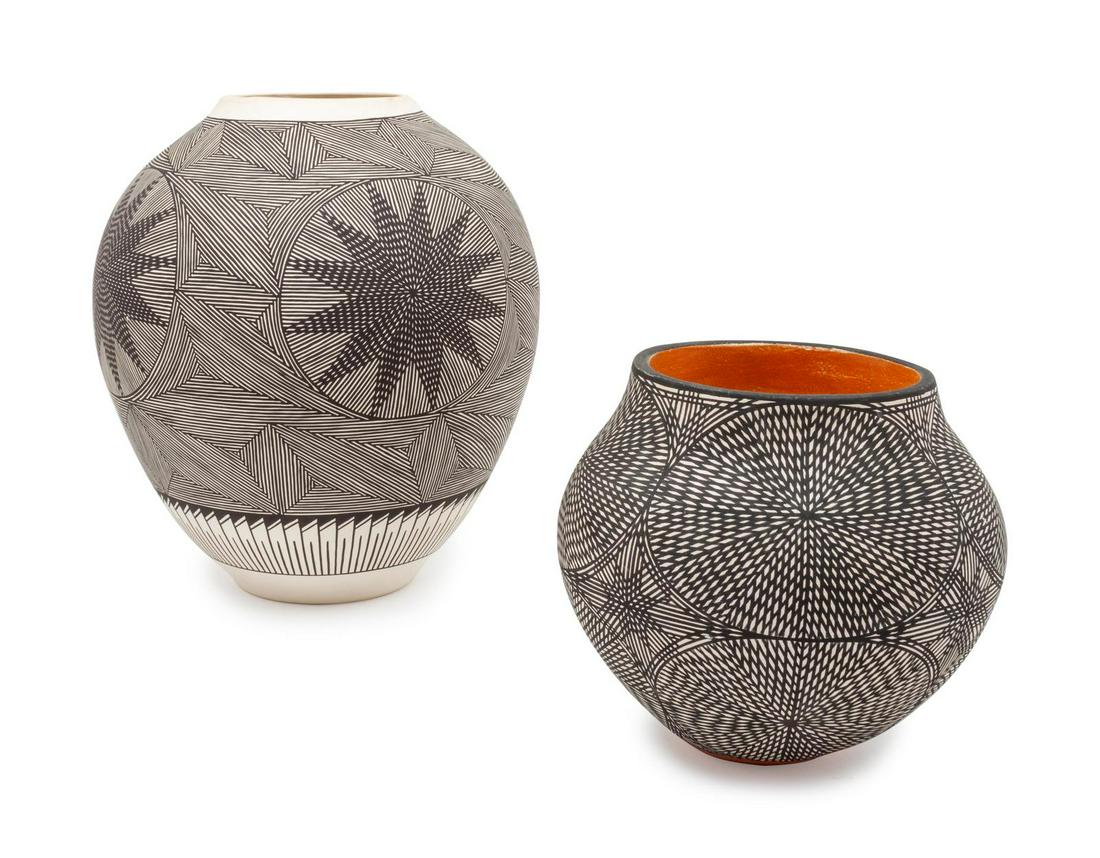 Two Acoma Fineline Vessels largest height 11 1/2 x (1 of 1)