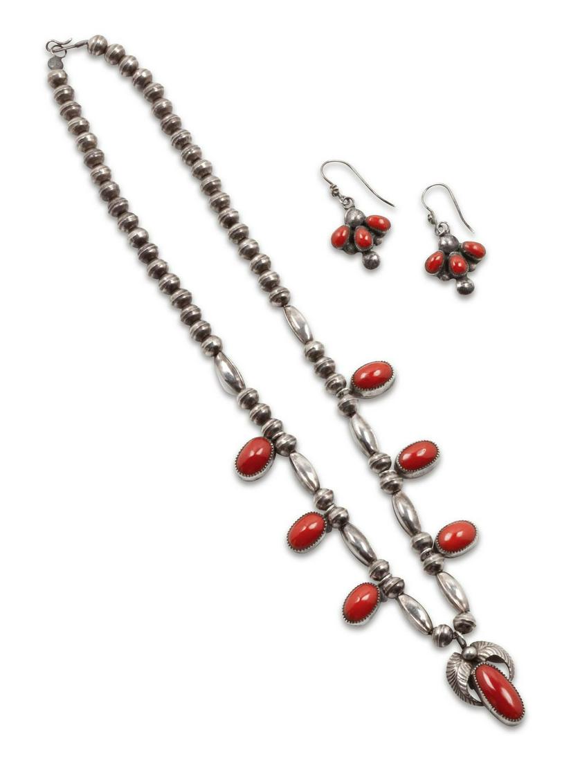 J. Toadlena (Navajo, 20th Century) Group of Silver and (1 of 1)