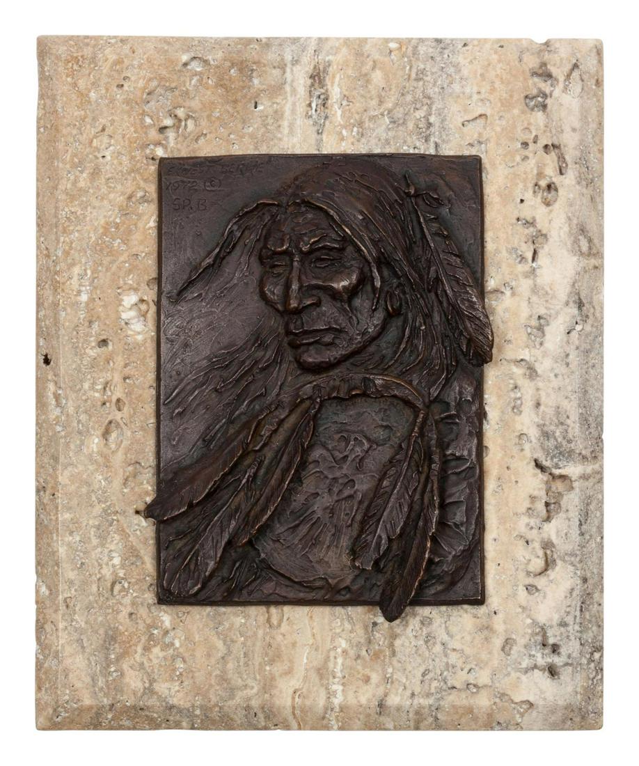 Ernest Berke (American, 1921-2010) Indian Portrait SP. (1 of 1)