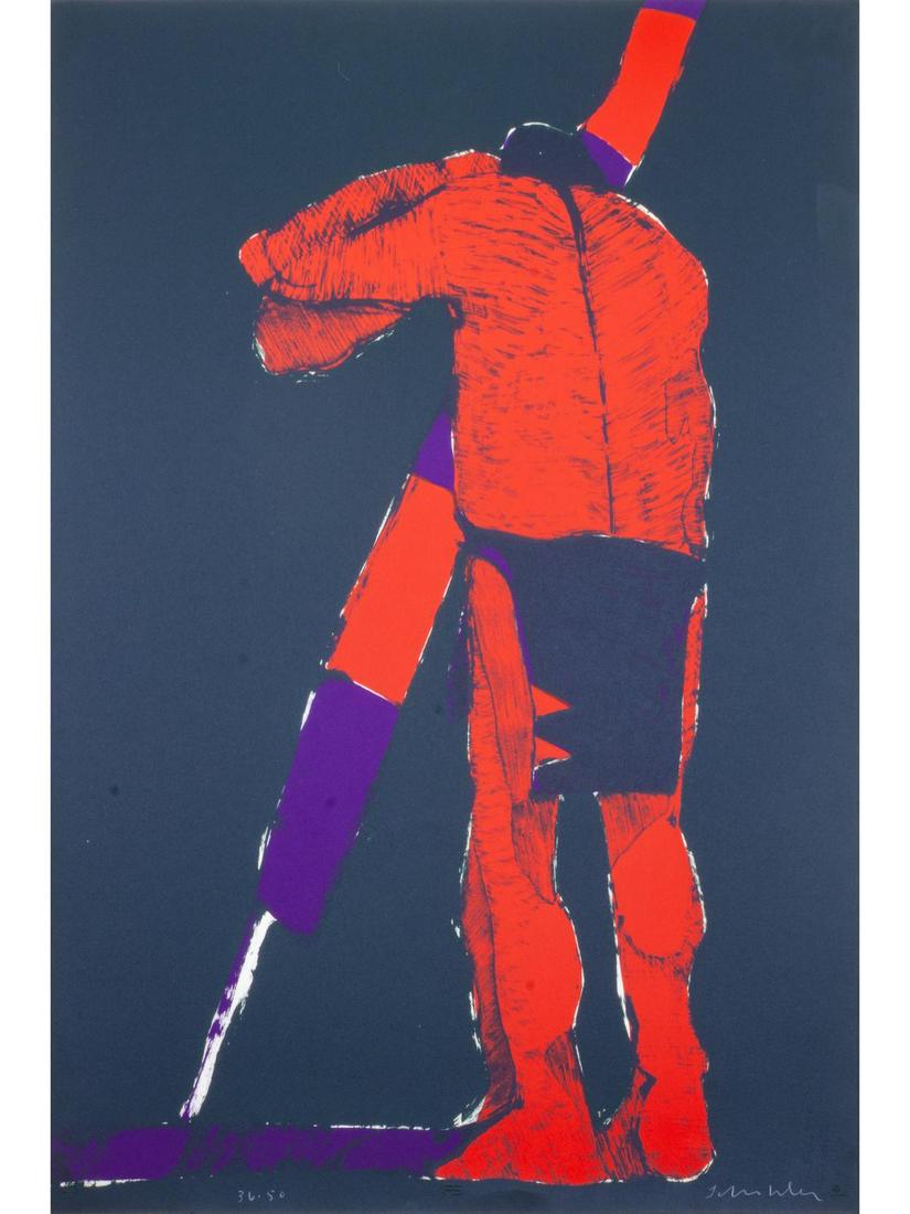 Fritz Scholder (American, 1937-2005) Odyssey, 1974 (1 of 2)