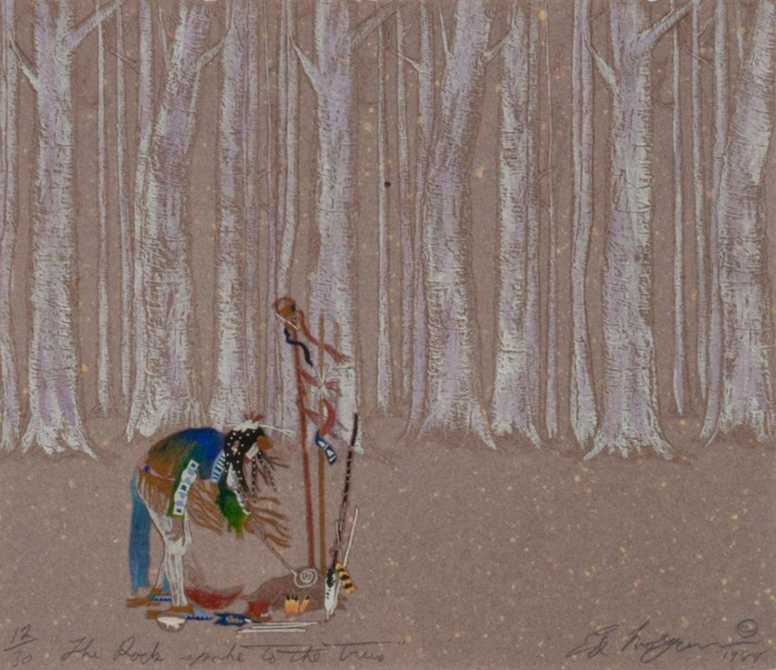 Ed Morgan (American, 1943-2014) Rock Spoke to the (1 of 1)