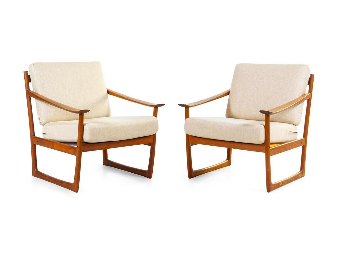 Peter Hvidt and Orla Molgaard Nielsen  Pair of Lounge (1 of 1)