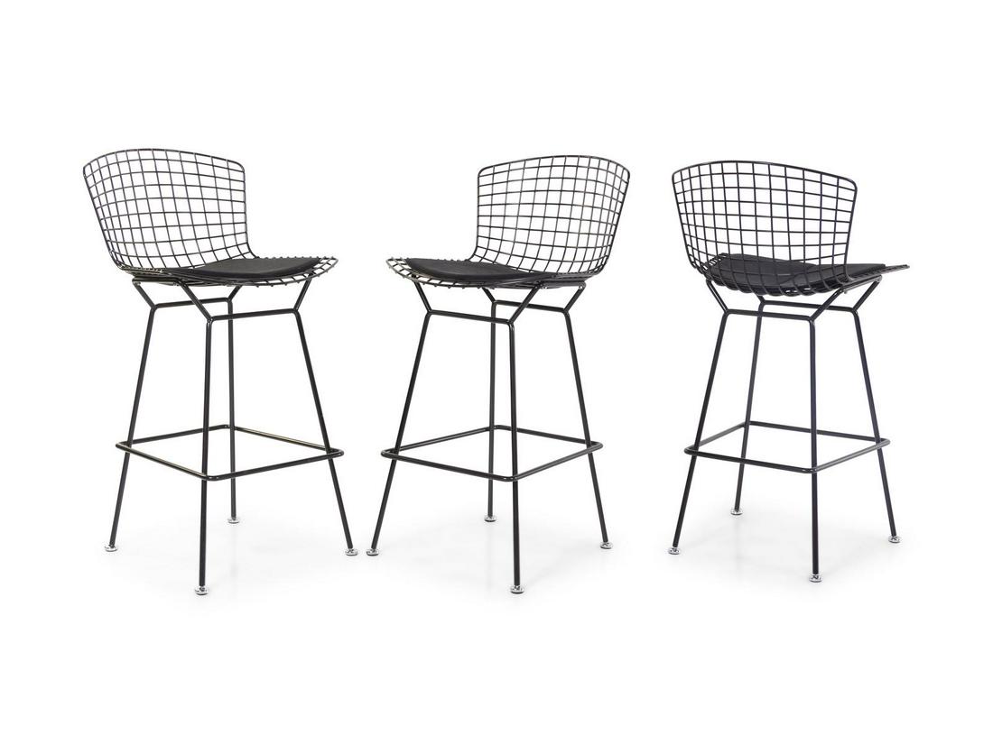 Harry Bertoia  Set of Three Barstools Knoll, USA (1 of 2)