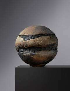 Ruth Duckworth Large Vessel: Ruth Duckworth (German-American, 1919-2009) Large Vessel glazed stoneware signature to underside H 14 x Diameter 15 inches Property from the Estate of Theresa S. Miller, Glencoe, Illinois and Potomac,