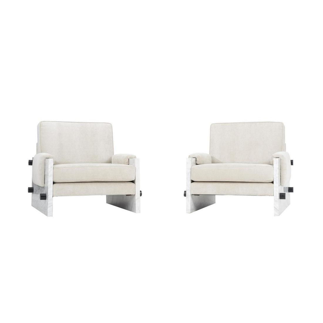 Post Modern  Pair of Lounge Chairs  (1 of 14)