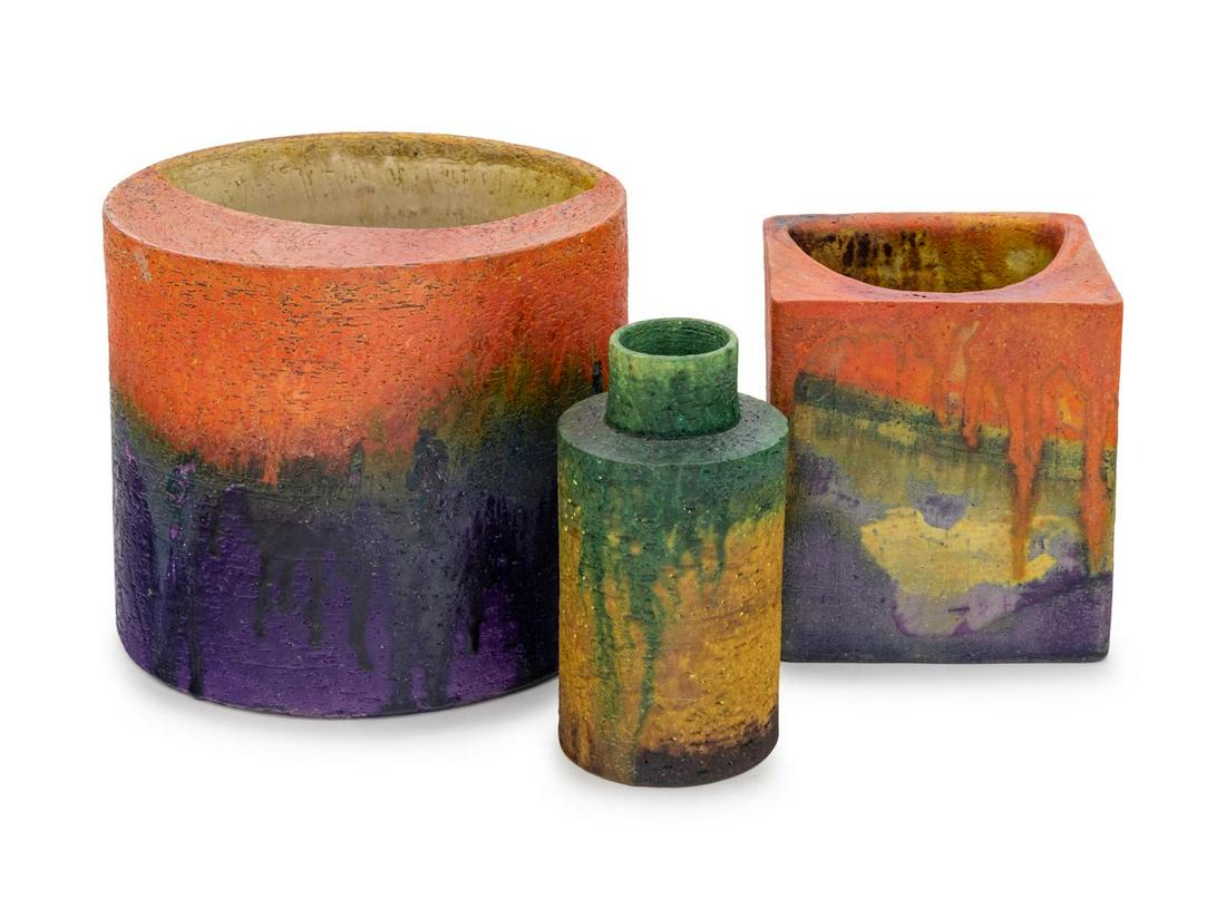 Marcello Fantoni  Three Vases Bitossi / Raymor (1 of 1)