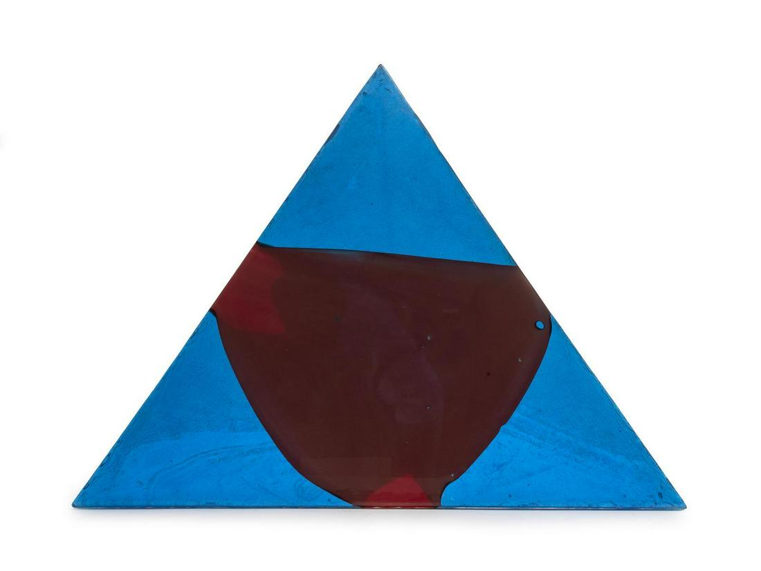 Dominick Labino  Triangular Wall Relief Panel (1 of 1)