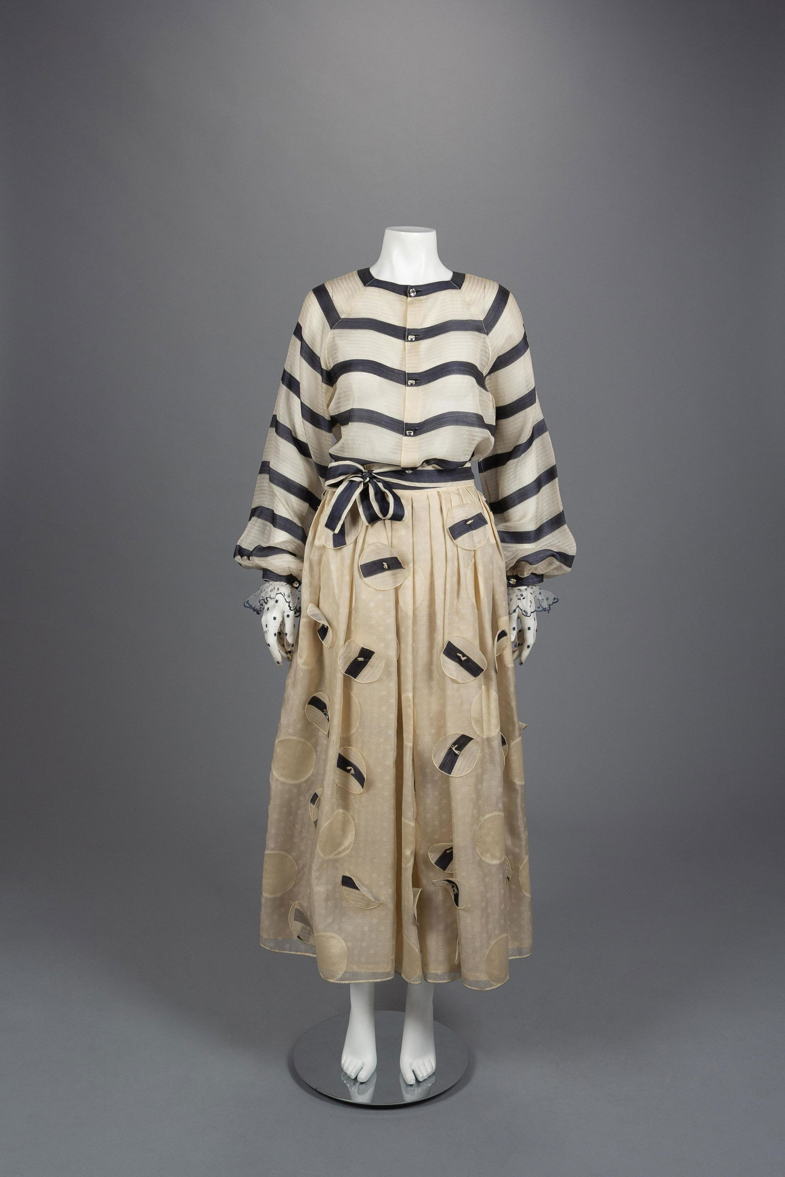 Geoffrey Beene Ensemble with Gloves, 1980s (1 of 3)