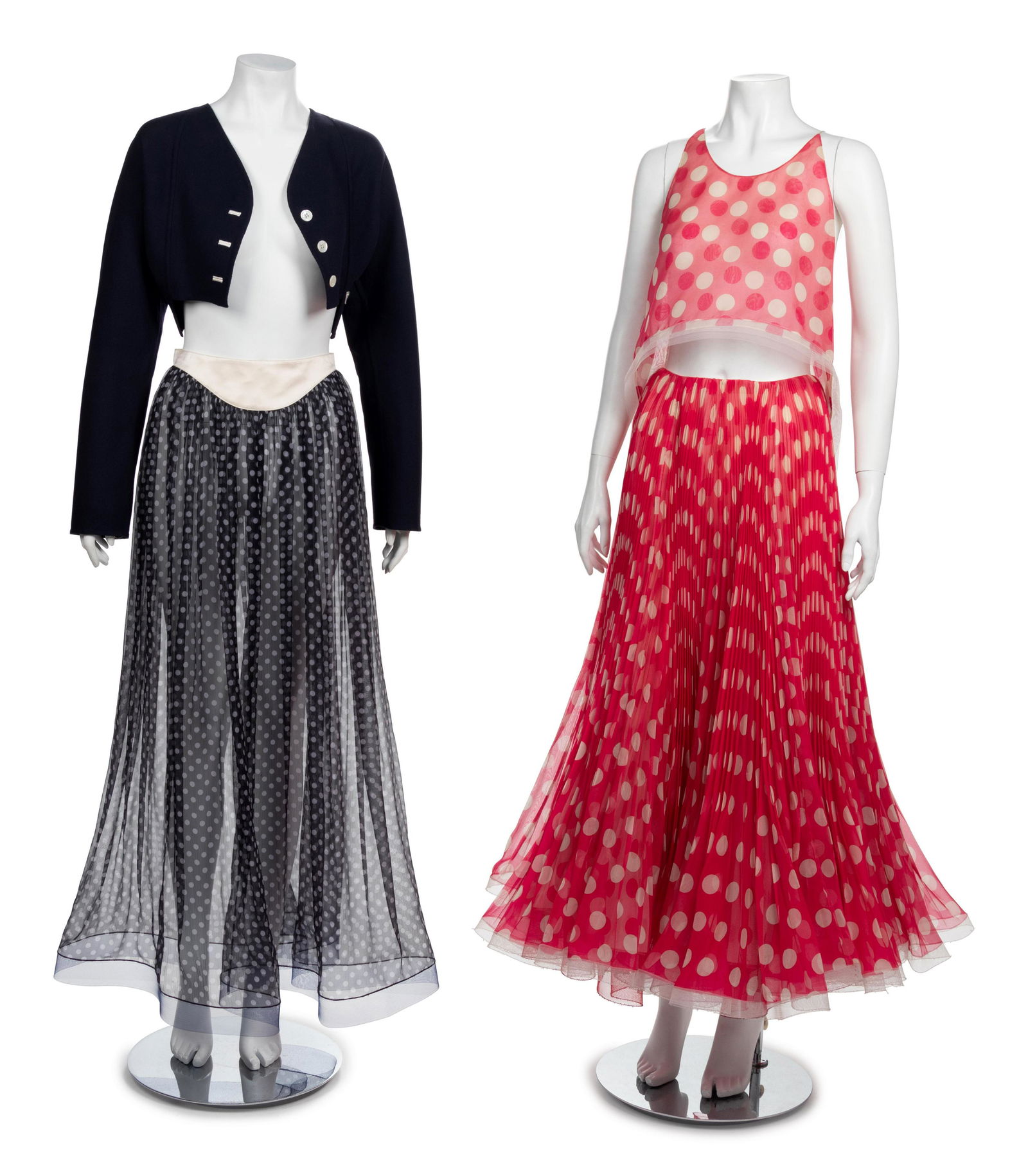 Two Geoffrey Beene Dresses, 1990s (1 of 2)