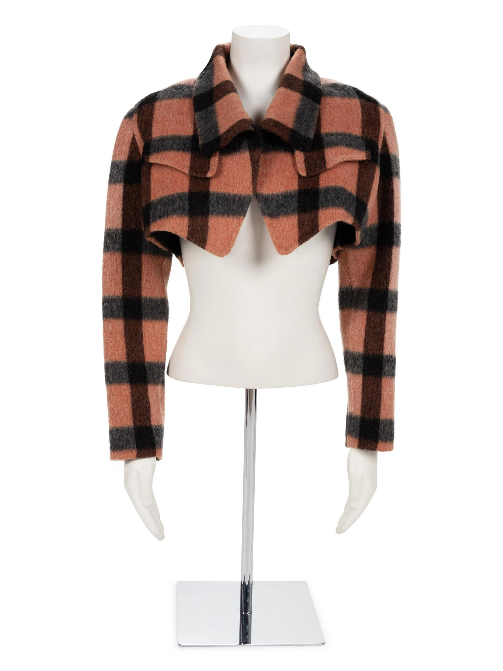 Geoffrey Beene Orange and Black  Bolero, Fall 1987 (1 of 2)