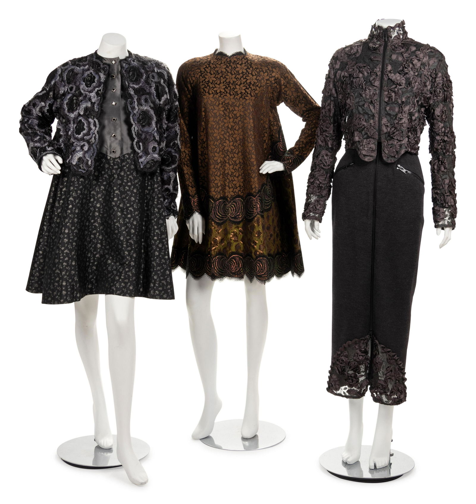 Three Geoffrey Beene Dresses, 1990s (1 of 2)