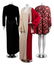 Two Geoffrey Beene Evening Ensembles, c1984