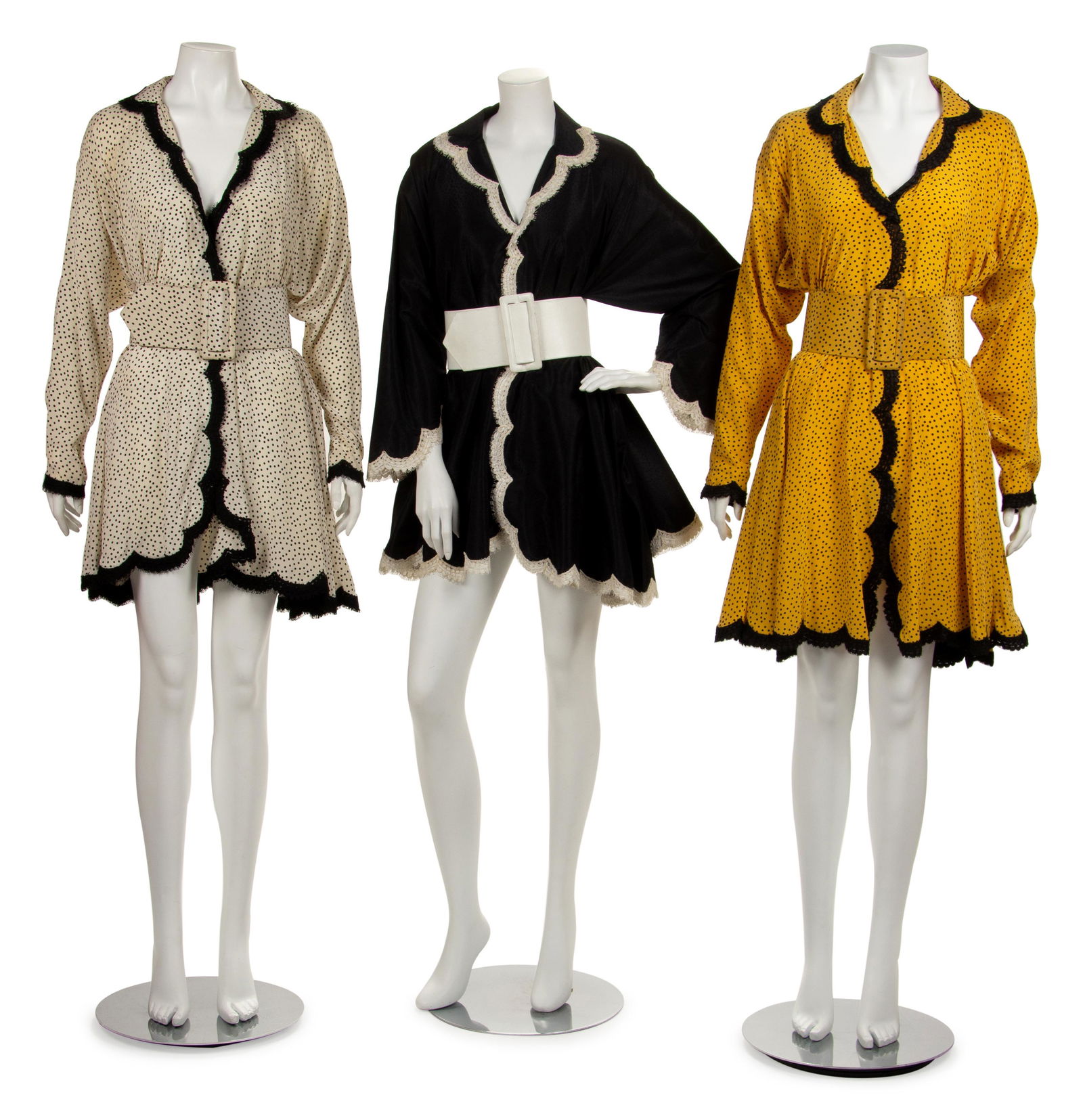 Three Geoffrey Beene Ensembles, Spring 1988 (1 of 2)