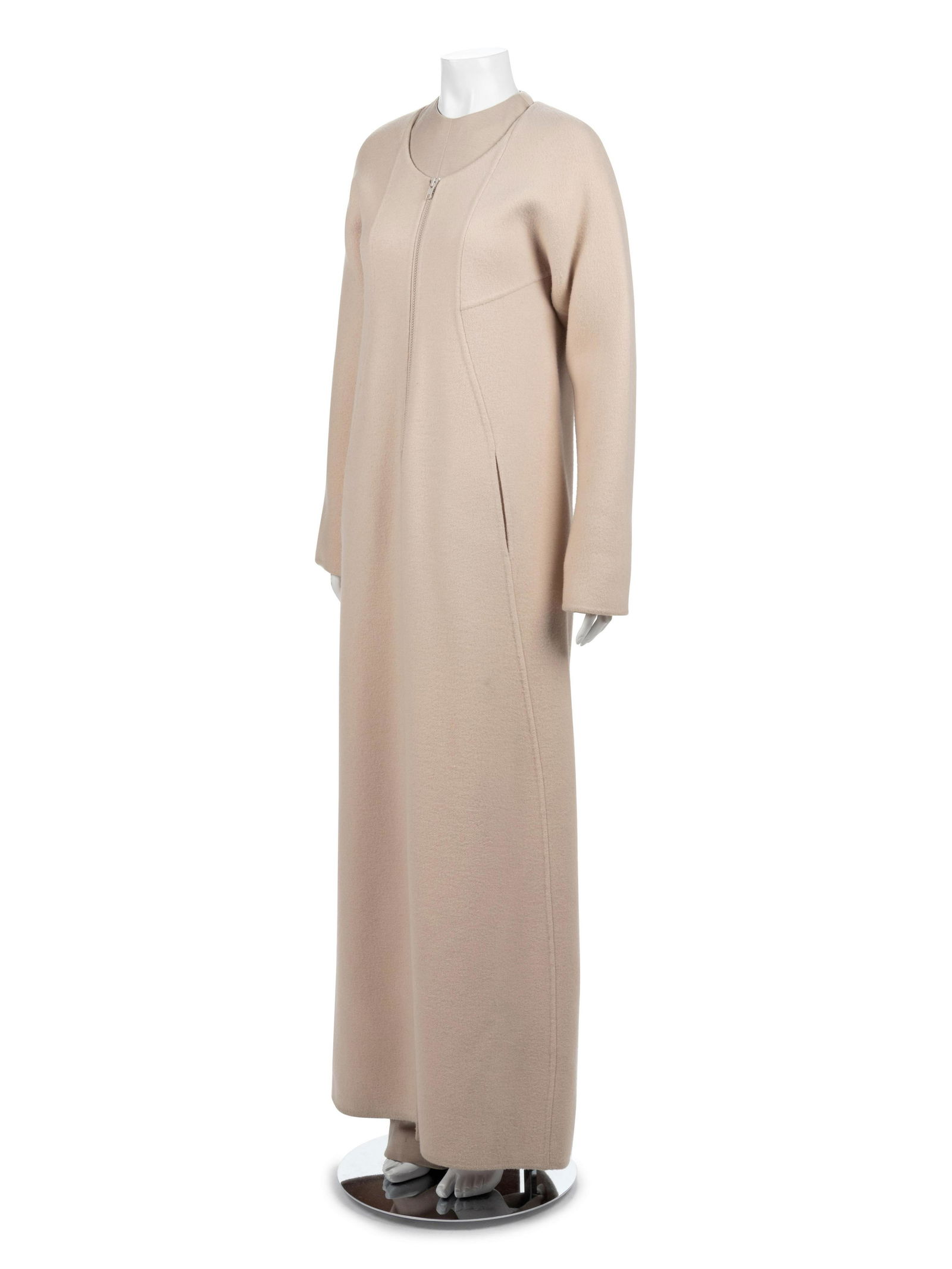 Geoffrey Beene Pantsuit and Coat, Fall 1994 (1 of 3)