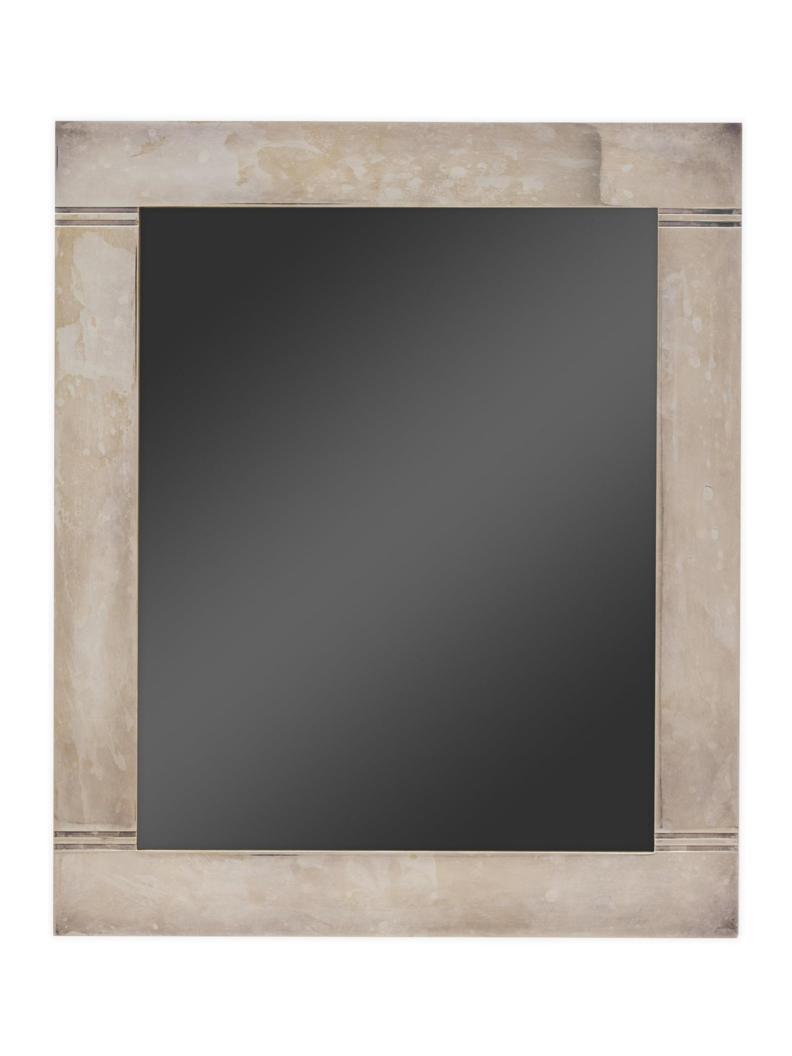 An Italian Silver Frame Height 11 1/2 x 9 1/2 inches.: An Italian Silver Frame BULGARI, CIRCA 1970 marked BVGARLI, 925, (star) 176 FI. Height 11 1/2 x 9 1/2 inches. Provenance: