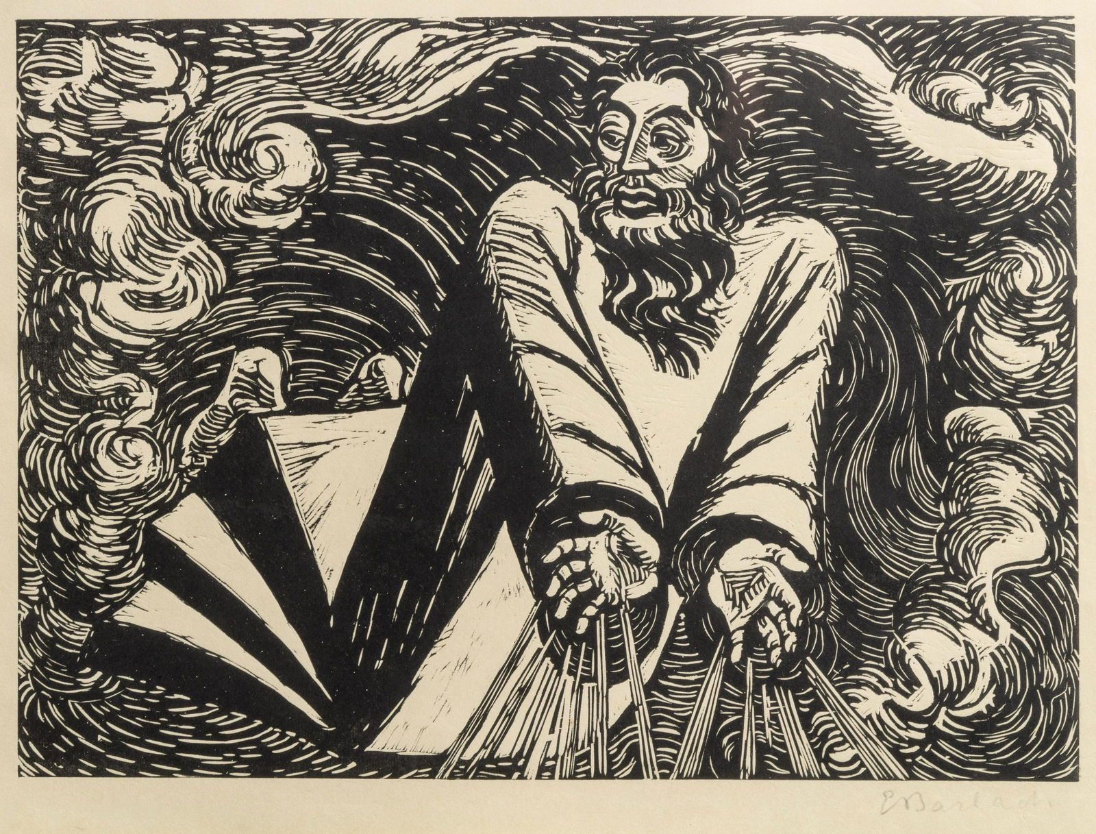 Ernst Barlach (German, 1870-1938) Der Erste Tag (plate (1 of 2)